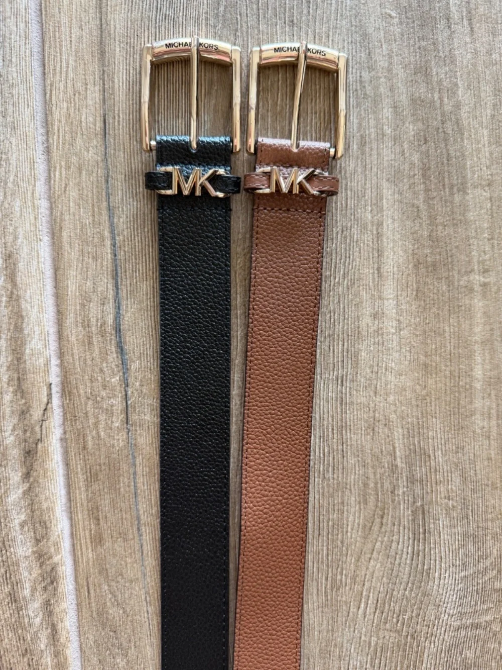 Set of 2 Michael Kors women’s leather belts size M
